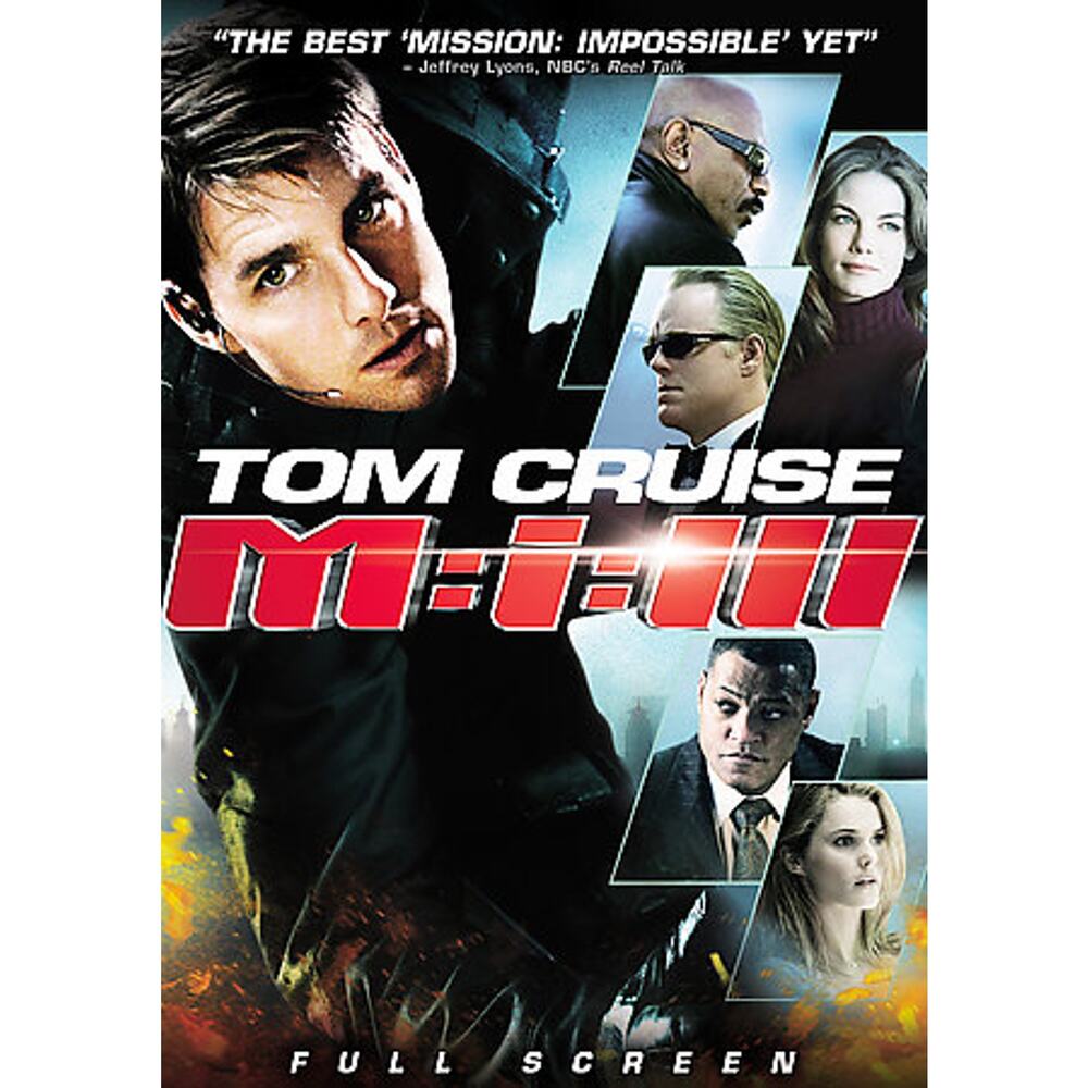 Mission: Impossible III (DVD, 2006, Single Disc Full Screen)